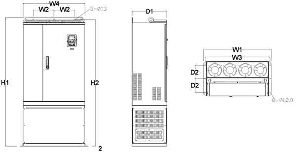 Преобразователь частоты INVT 4/5,5 кВт GD200-004G/5R5P-4
