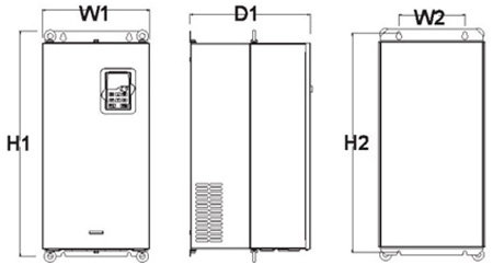 Преобразователь частоты INVT 4/5,5 кВт GD200-004G/5R5P-4