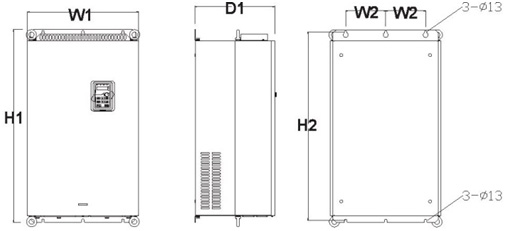 Преобразователь частоты INVT 4/5,5 кВт GD200-004G/5R5P-4